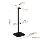 Vogels Floor stand | SFS 4133 Sonos speaker stand for Era 300 | Maximum weight (capacity) 4.5 kg | Black