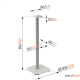 Vogels Floor stand | SFS 4133 Sonos speaker stand for Era 300 | Maximum weight (capacity) 4.5 kg | White