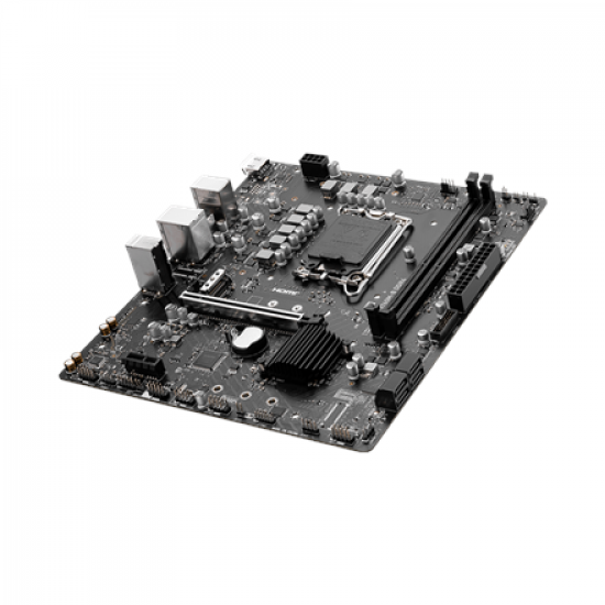 MSI PRO B760M-B DDR4 | Processor family Intel | Processor socket LGA1700 | DDR4 | Supported hard disk drive interfaces SATA, M.2 | Number of SATA connectors 4