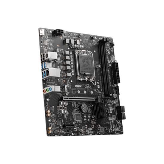 MSI PRO B760M-B DDR4 | Processor family Intel | Processor socket LGA1700 | DDR4 | Supported hard disk drive interfaces SATA, M.2 | Number of SATA connectors 4