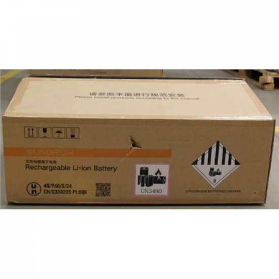 SALE OUT. SUNGROW | ESS SBR 3.2kWh Battery module SMR032 V114 LiFePo4 HV | ASA00460 | DAMAGED PACKAGING, UNPACKED