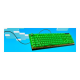 Razer BlackWidow V4 X | Gaming keyboard | Wired | US | Minecraft Edition | Razer Green Mechanical Switches (Clicky)