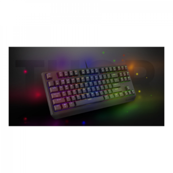 Genesis | THOR 230 TKL | Mechanical Gaming Keyboard | Wired | US | RGB | Black | USB-A | Linear