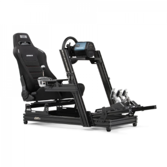 Next Level Racing | SIMAERO Mesh Fabric | Reclining Seat | ERS3 Elite Fabric & Mesh Edition | Black