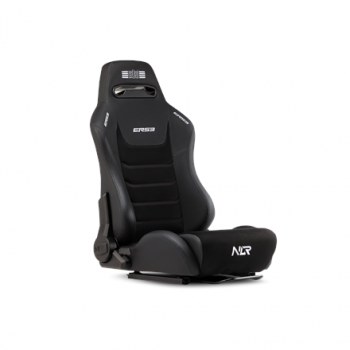 Next Level Racing | Premium PU Leather | Reclining Seat | ERS3 Elite PU Leather & Suede Edition | Black