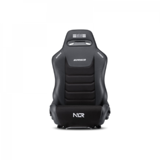 Next Level Racing | Premium PU Leather | Reclining Seat | ERS3 Elite PU Leather & Suede Edition | Black