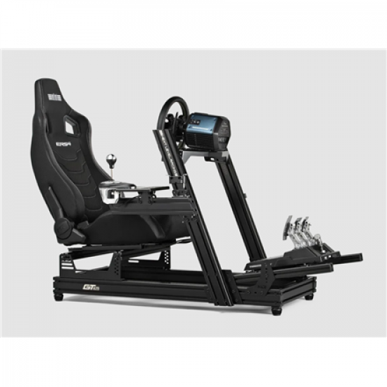 Next Level Racing | SIMAERO Mesh Fabric | Reclining Seat | ERS4 Elite Fabric & SimAero Mesh Edition | Black