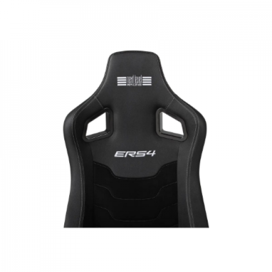 Next Level Racing | PU Leather and Suede | Reclining Seat | ERS4 Elite PU Leather & Suede Edition | Black