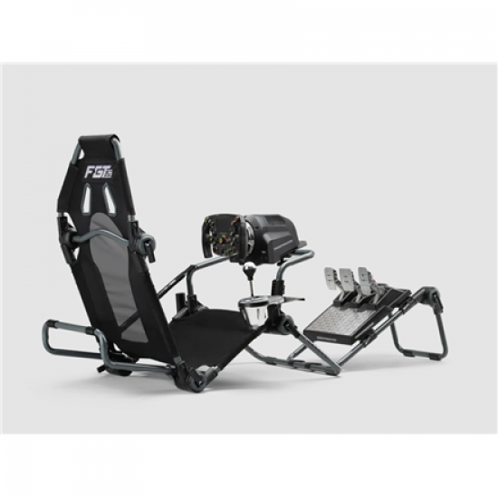Next Level Racing | Foldable Formula and GT Cockpit | F-GT Lite Grey Edition | Grey and Black
