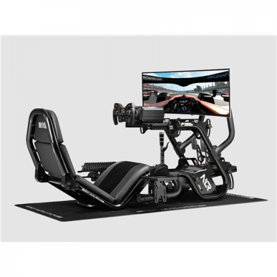 Next Level Racing | Steel | Racing Simulator Cockpit | F-GT Pro Formula and GT Grey Edition | Grey