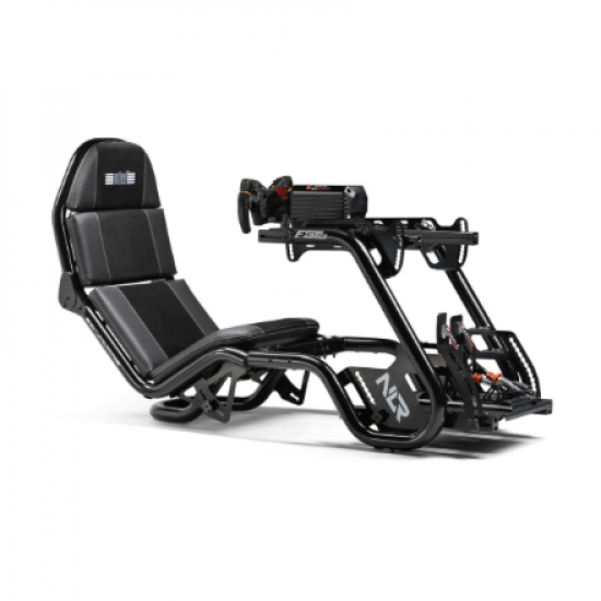 Next Level Racing | Steel | Racing Simulator Cockpit | F-GT Pro Formula and GT Grey Edition | Grey