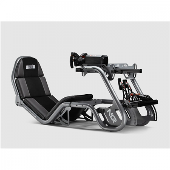 Next Level Racing | Steel | Racing Simulator Cockpit | F-GT Pro Formula and GT Grey Edition | Grey