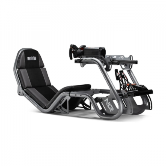 Next Level Racing | Steel | Racing Simulator Cockpit | F-GT Pro Formula and GT Grey Edition | Grey