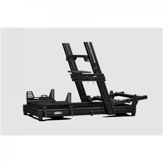 Next Level Racing | Aluminum; Carbon Steel | Racing Simulator Cockpit | GTElite Wheel Plate Edition | Black