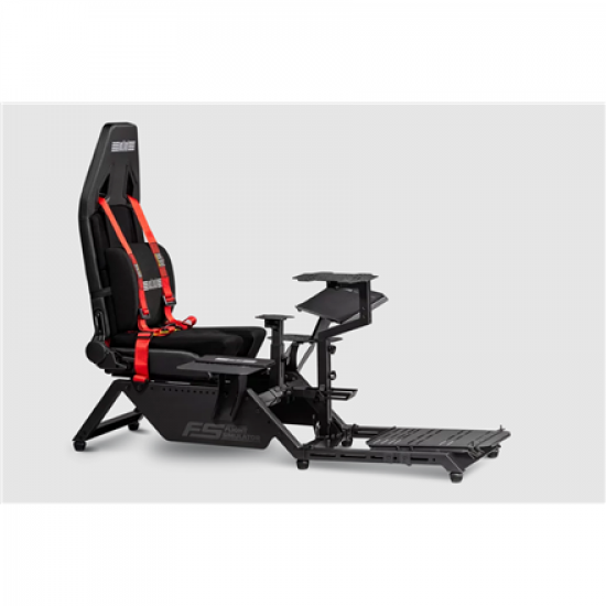 Next Level Racing | Flight Simulator Cockpit | Black and Red