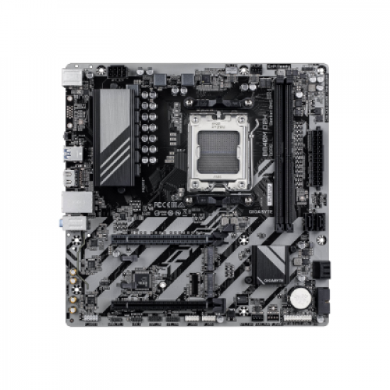 Gigabyte B840M D2H | Processor family AMD | Processor socket AM5 | DDR5 | Supported hard disk drive interfaces SATA, M.2 | Number of SATA connectors 4