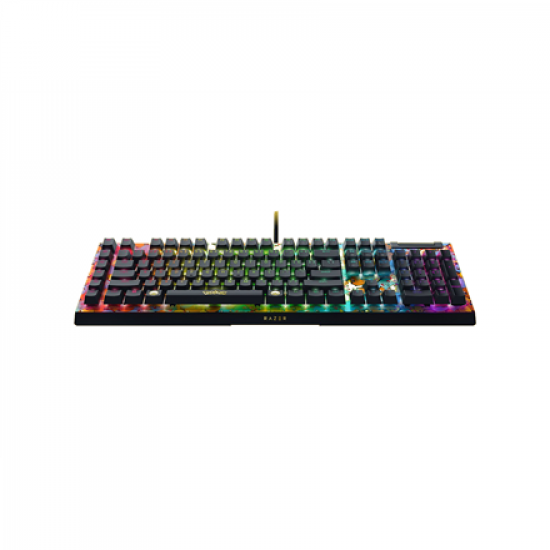 Razer | BlackWidow V4 X | Mechanical Gaming Keyboard | Wired | US | Chroma RGB | Pokémon Edition | Green Mechanical Switches