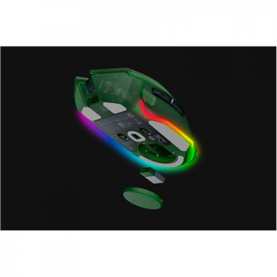 Razer | Basilisk V3 Pro 35K | Gaming Mouse | Wireless/Wired | Phantom Green Edition