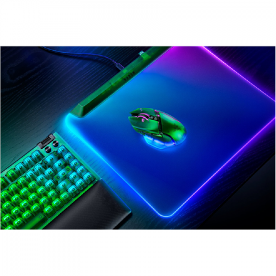 Razer | Basilisk V3 Pro 35K | Gaming Mouse | Wireless/Wired | Phantom Green Edition
