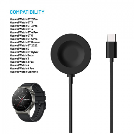 Fixed | USB-C charging cable for Huawei Watch GT 2 Pro/3/3 Pro/4/4 Pro/5/5 Pro