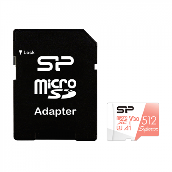 Silicon Power Superior | 512 GB | microSDXC | Flash memory class 10