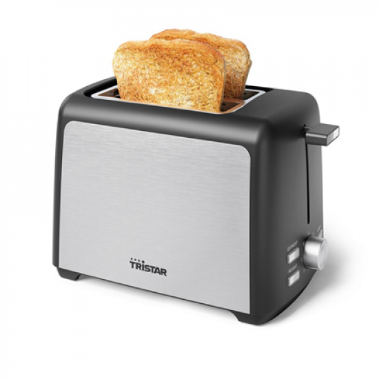 Tristar Toaster | BR-1058 | Power 800 W | Number of slots 2 | Housing material Plastic | Silver