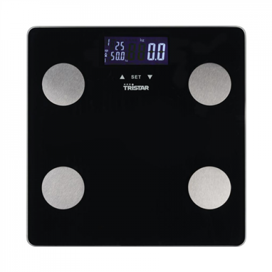 Tristar Personal Scale | WG-2442 | Maximum weight (capacity) 150 kg | Accuracy 100 g | Body Mass Index (BMI) measuring | Black