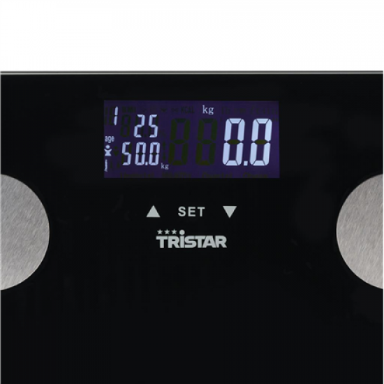 Tristar Personal Scale | WG-2442 | Maximum weight (capacity) 150 kg | Accuracy 100 g | Body Mass Index (BMI) measuring | Black
