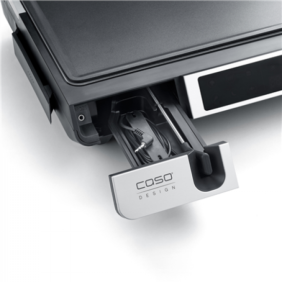 Caso Double Contact Grill with Thermocontrol | SteakMaster Pro | Contact grill | 2000 W | Stainless Steel/Black