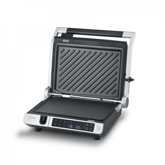 Caso Double Contact Grill with Thermocontrol | SteakMaster Pro | Contact grill | 2000 W | Stainless Steel/Black