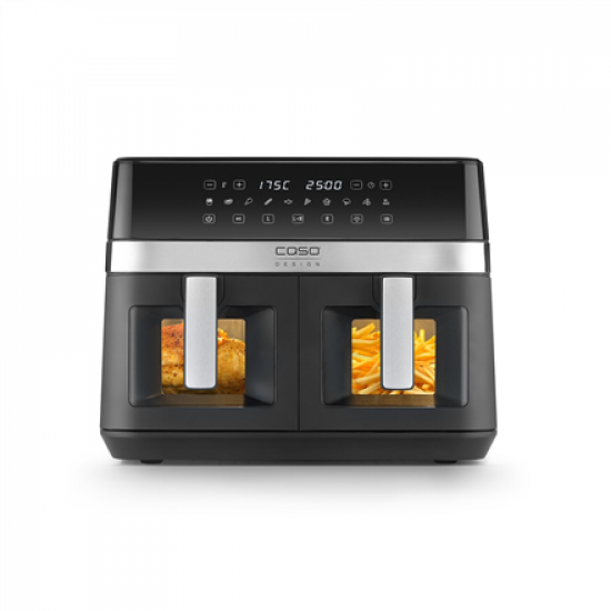 Caso Air Fryer | DuoChef | Power 2200 W | Capacity 14 L | Black