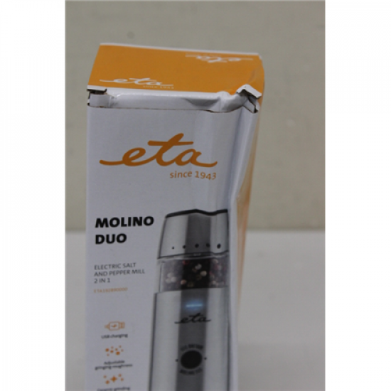 SALE OUT. SALE OUT. ETA | Spice grinder | ETA192890000 | Grinder | Housing material Stainless steel | DAMAGED PACKAGING