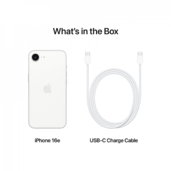 Apple iPhone 16e | White | 6.1 