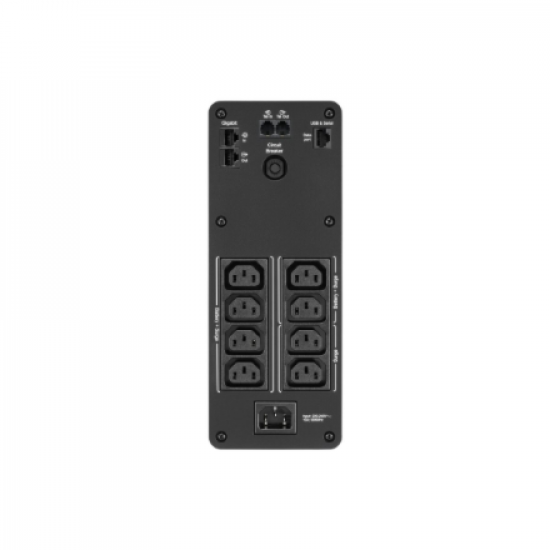 Schneider Electric APC Back-UPS Pro, tower, 230V, 8x IEC C13 outlets, sine wave, AVR, USB Type A+C ports, LCD, user-replaceable battery | BR1200SI | 1200 VA | 720 W