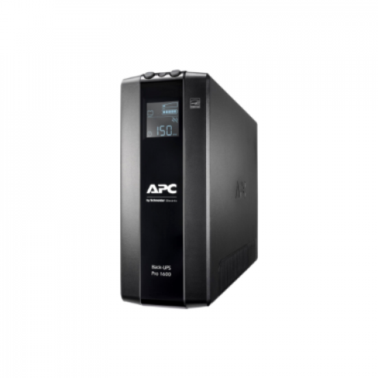 APC Back UPS Pro BR 1600VA, 8 Outlets, AVR, LCD Interface | Schneider Electric