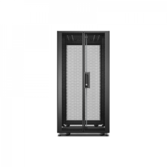 APC Easy Rack 600mm/24U/1200mm , with Roof, Side panel,castors,feet and 4 Brackets, No Bottom, black | Schneider Electric