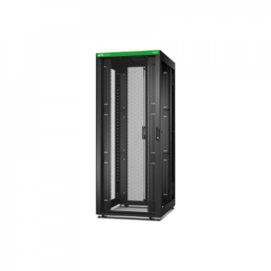 APC Easy Rack 800mm/42U/1000mm , with Roof, castors, feet and 4 Brackets, No Side panels, black | Schneider Electric