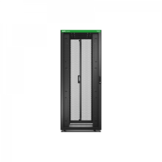 APC Easy Rack 800mm/42U/1200mm , with Roof, castors, feet and 4 Brackets, No Side panels, black | Schneider Electric