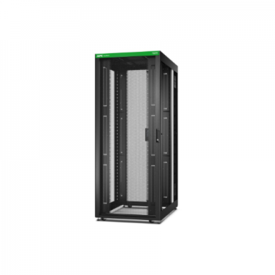APC Easy Rack 800mm/42U/1200mm , with Roof, castors, feet and 4 Brackets, No Side panels, black | Schneider Electric