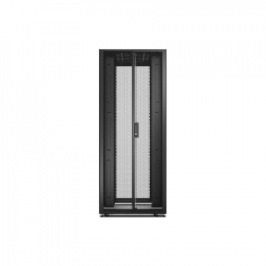 APC Easy Rack 800mm/42U/1200mm , with Roof, castors, feet and 4 Brackets, No Side panels, black | Schneider Electric