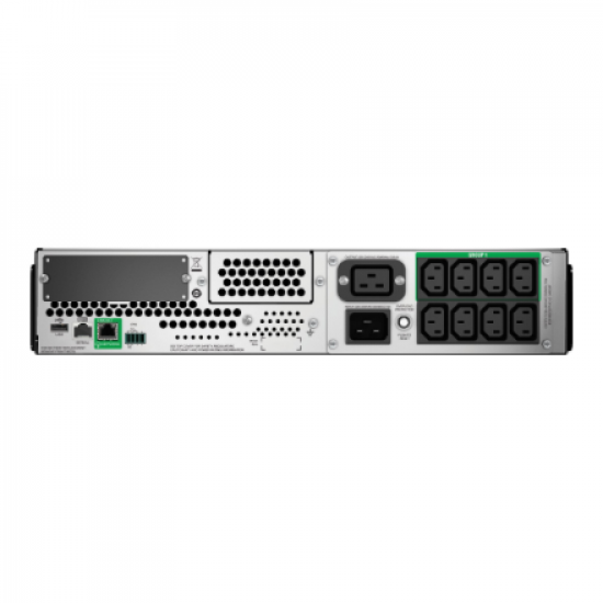 Schneider Electric Smart-UPS, Rackmount 2U, SmartConnect port + SmartSlot, AVR, LCD | SMT3000RMI2UC | 3000 VA | 2700 W