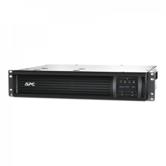Schneider Electric APC Smart-UPS, Line Interactive, Rackmount 2U, 230V, 4x IEC C13 outlets, SmartSlot, AVR, LCD | SMT750RMI2U | 750 VA | 500 W