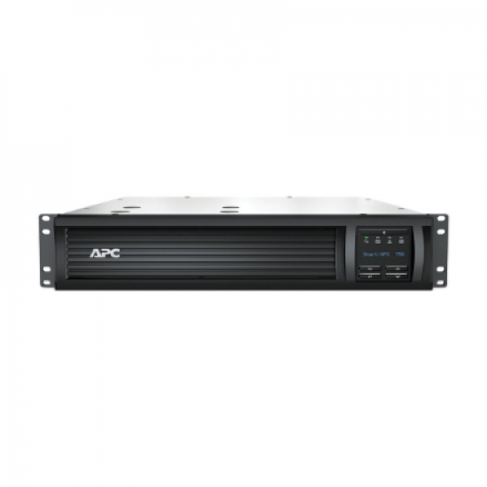 Schneider Electric APC Smart-UPS, Line Interactive, Rackmount 2U, 230V, 4x IEC C13 outlets, SmartSlot, AVR, LCD | SMT750RMI2U | 750 VA | 500 W