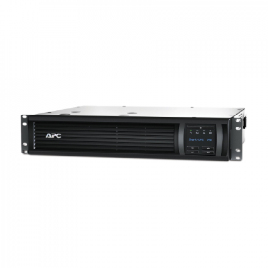 Schneider Electric Smart-UPS, Rackmount 2U, SmartConnect port+SmartSlot, AVR, LCD | SMT750RMI2UC | 750 VA | 500 W
