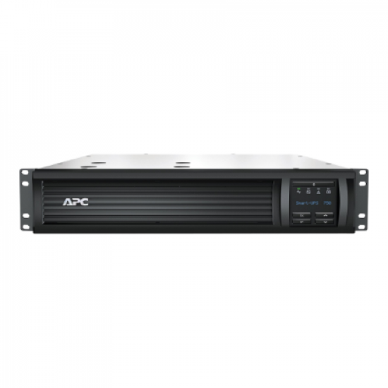 Schneider Electric Smart-UPS, Rackmount 2U, SmartConnect port+SmartSlot, AVR, LCD | SMT750RMI2UC | 750 VA | 500 W