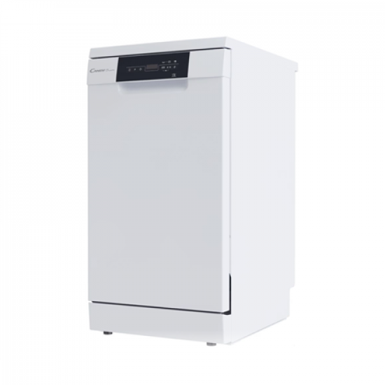 Candy Dishwasher | CDPH 2D1047W-01 | Free standing | Width 45 cm | Number of place settings 10 | Number of programs 7 | Energy efficiency class E | Display | White