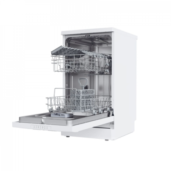 Candy Dishwasher | CDPH 2D1047W-01 | Free standing | Width 45 cm | Number of place settings 10 | Number of programs 7 | Energy efficiency class E | Display | White