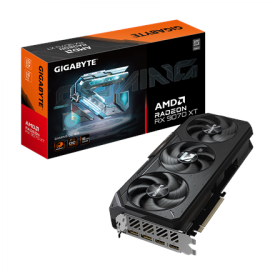 Gigabyte Radeon RX 9070 XT GAMING OC 16G | AMD | 16 GB | Radeon RX 9070 XT | HDMI ports quantity 2 | PCI-E 5.0