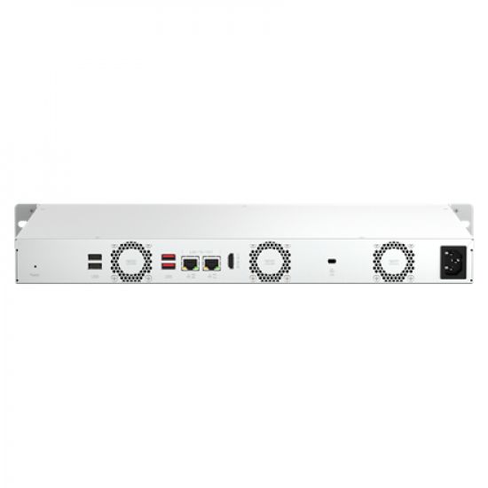 QNAP 1U Short Depth Rackmount 2.5GbE NAS | TS-464eU-8G | Intel Celeron | N5095 | 8 GB | DDR4