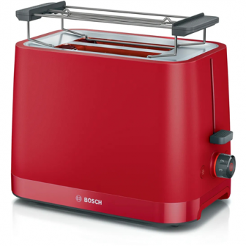 Bosch Compact Toaster | TAT3M124 MyMoment | Number of slots 2 | Housing material Plastic | Red